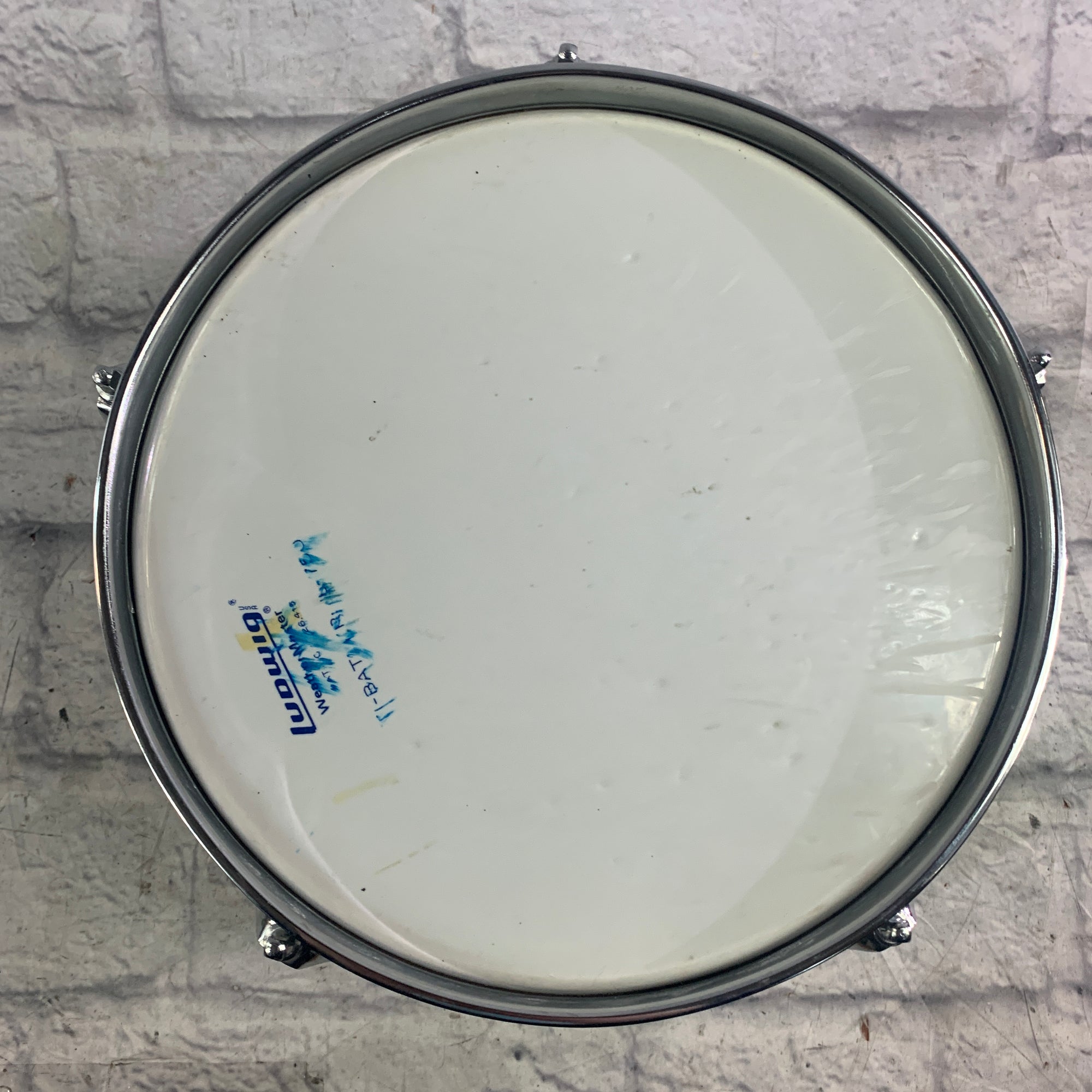 Ludwig 10 Chrome Over Vistalite Concert Tom