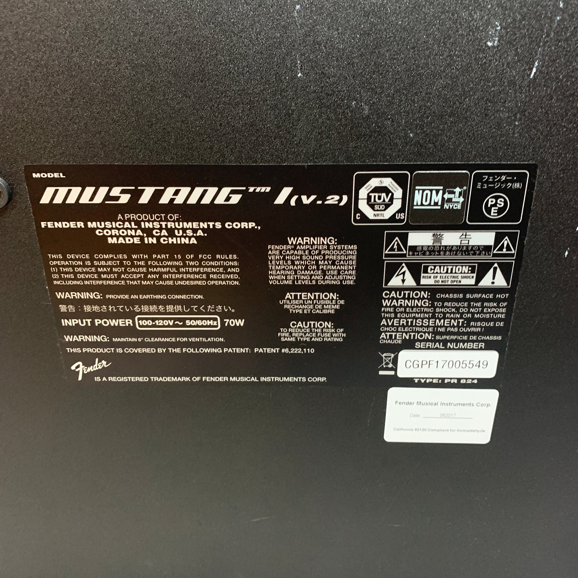 Fender Mustang 1 Guitar Amp Evolution Music