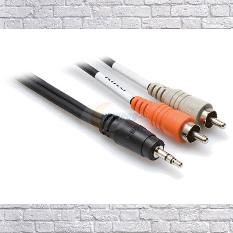 Hosa CMR-206 Stereo Breakout 3.5 mm to Dual RCA
