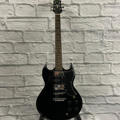 Oscar Schmidt AMS-OS-50-BK SG Style Electric Guitar