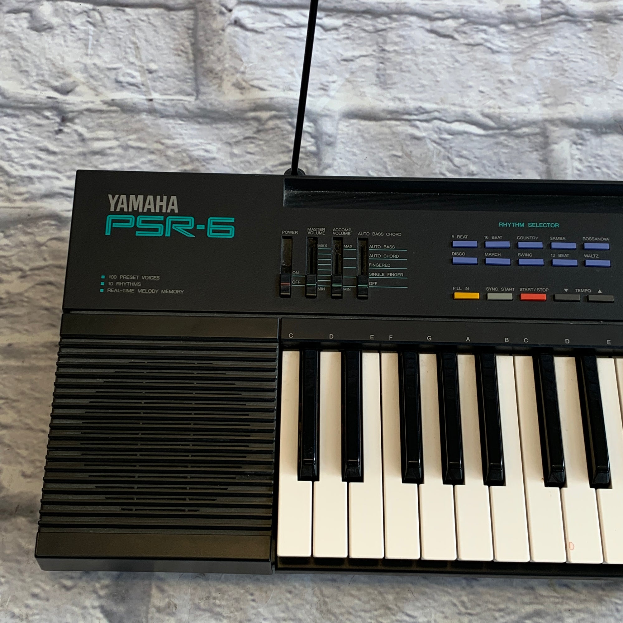 【動作品】YAMAHA PSR-6 100音色 リズム 内蔵 アダプター付き 動作品】YAMAHA PSR-6 100音色 リズム 内蔵 アダプター付き