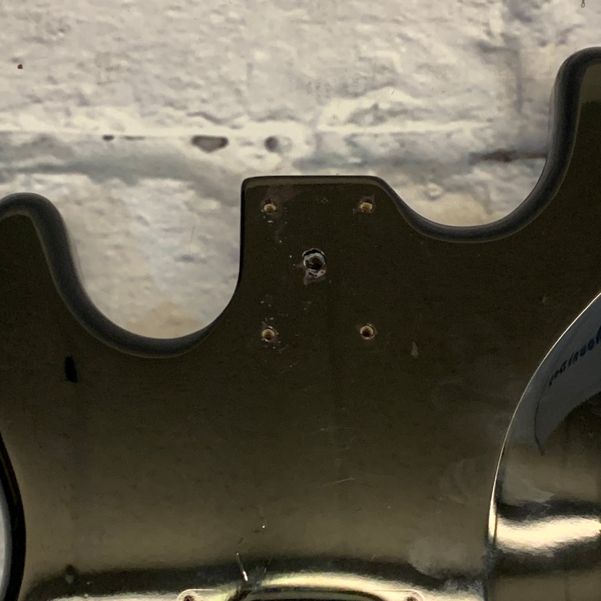 Project Electric Guitar Body Black