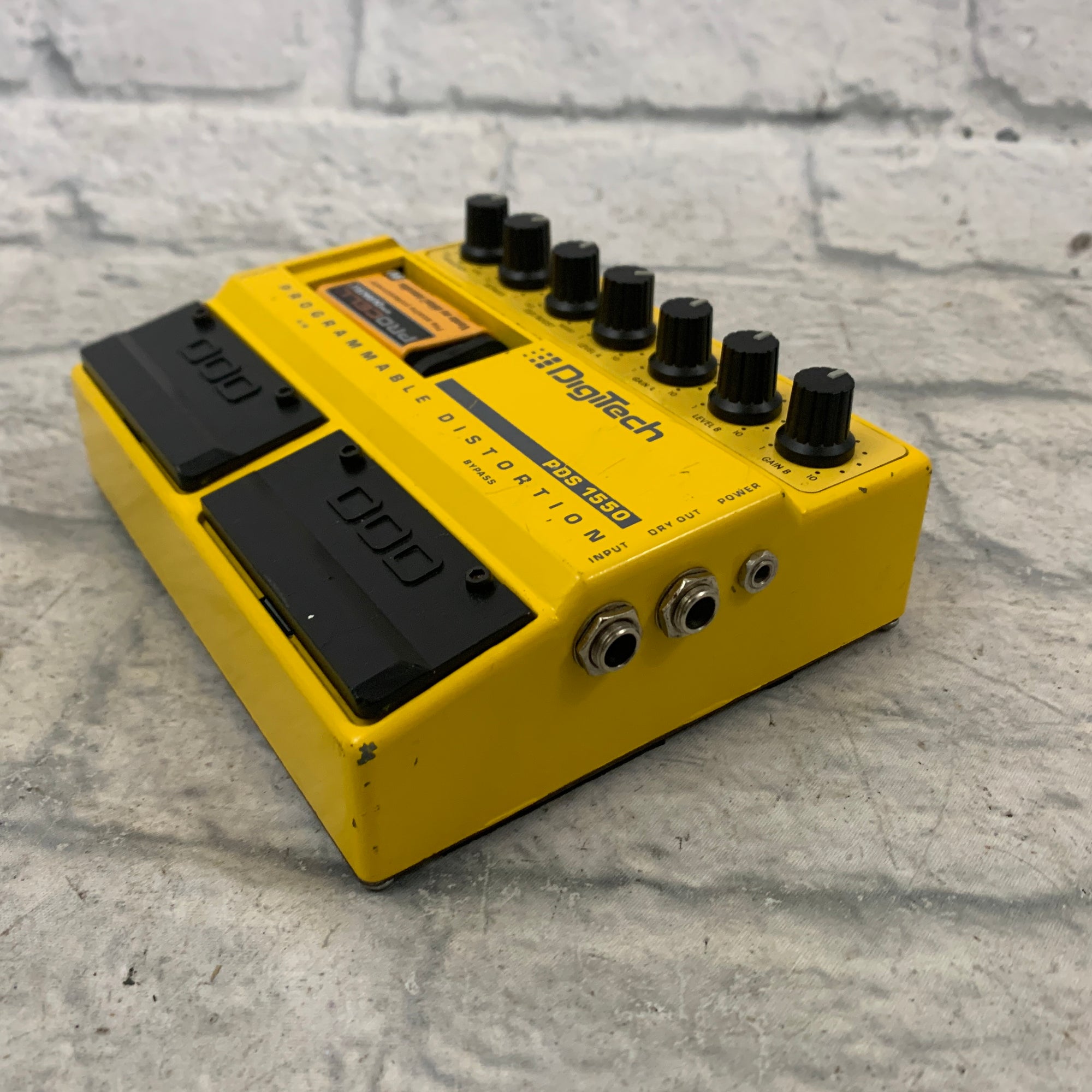 pds pedale Digitech PDS 1550 Programmable Distortion Distortion Pedal