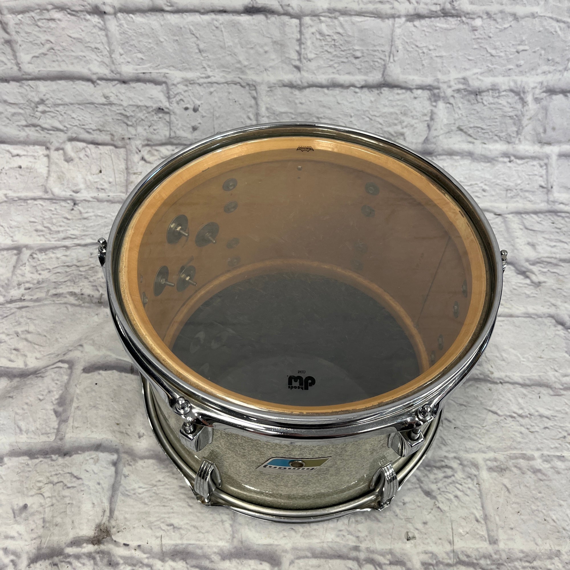 Ludwig Silver Sparkle Blue and Olive 12x9" Tom