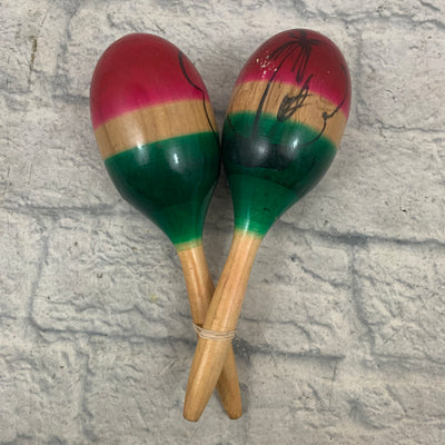 Unknown R/W/G Maracas Pair
