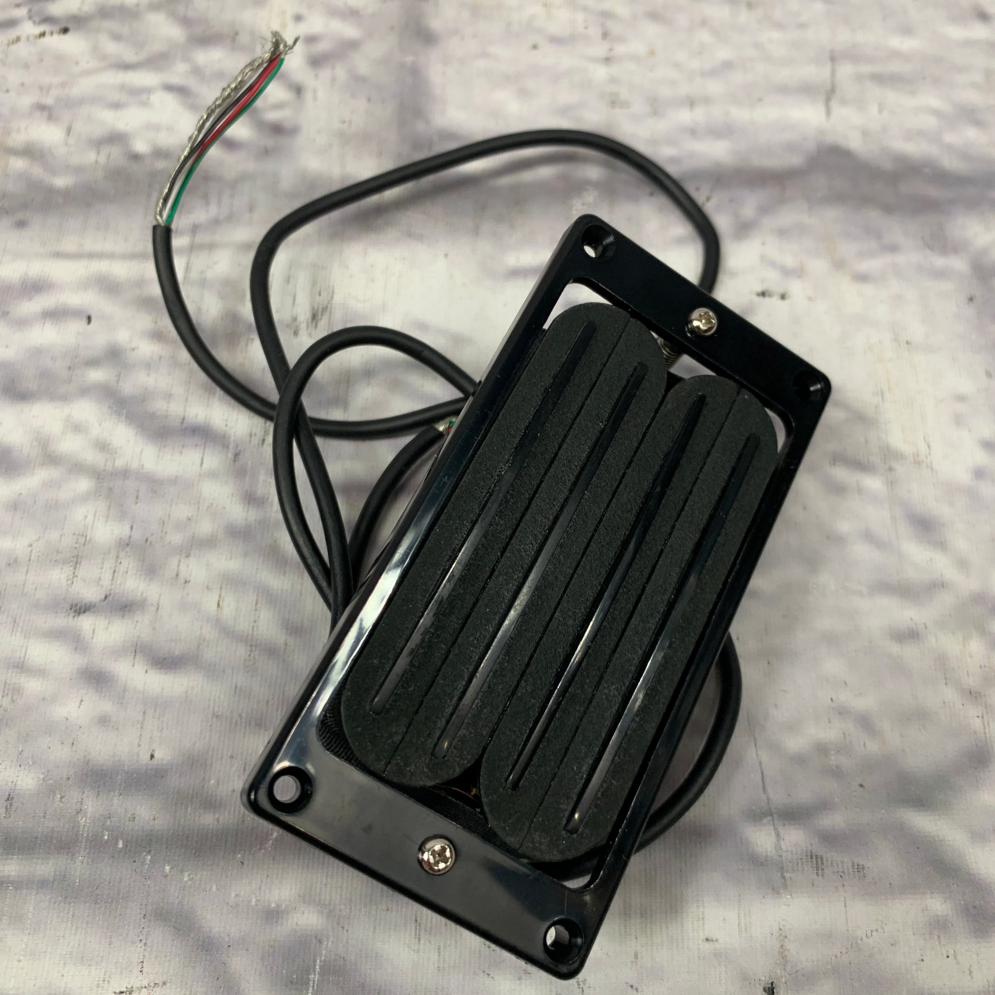 Kent Armstrong WDMBB Chaos Series M-Bucker Double Hot Humbucker Pickup - Black With Black Rails