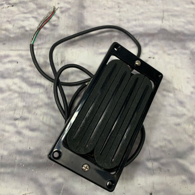 Kent Armstrong WDMBB Chaos Series M-Bucker Double Hot Humbucker Pickup - Black With Black Rails