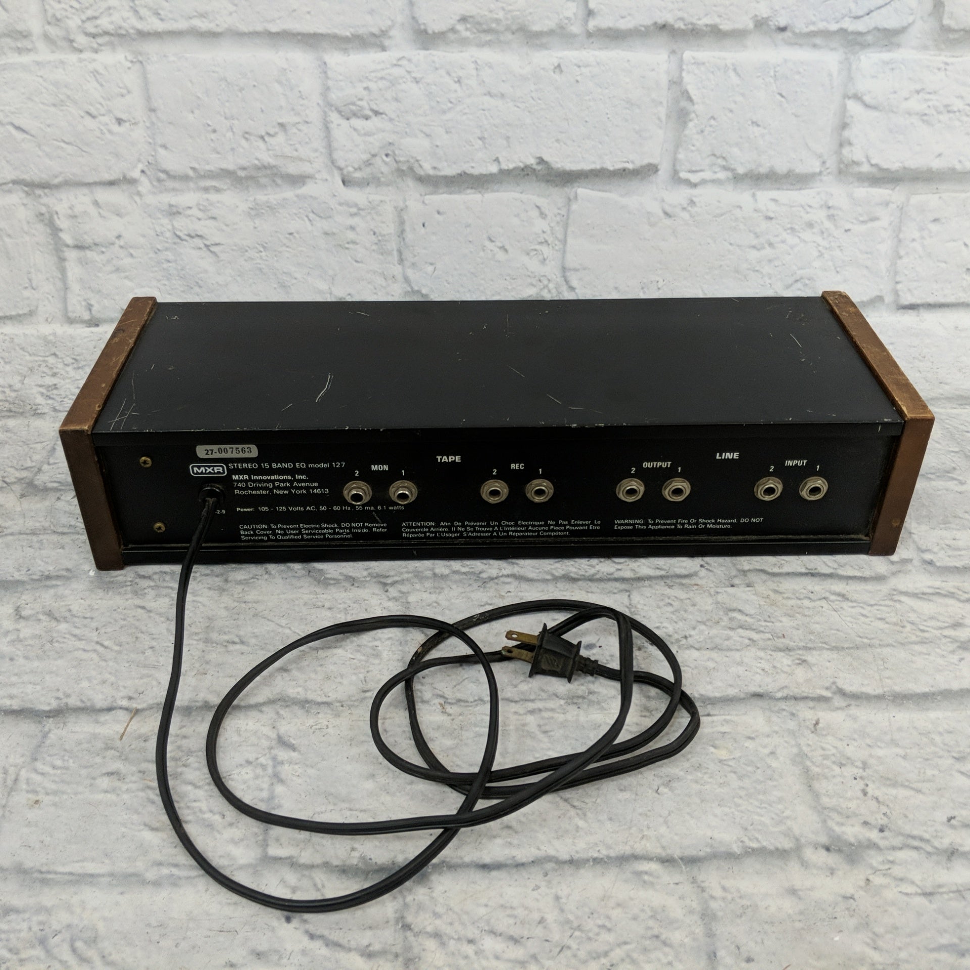 Rare Vintage MXR Stereo Fifteen Band EQ Model 127