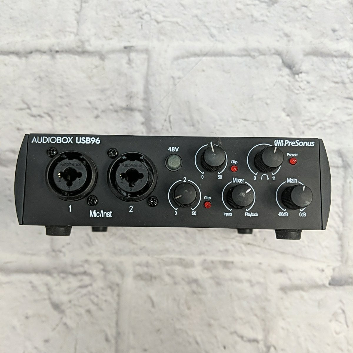 Presonus Audiobox USB 96 Interface Interface