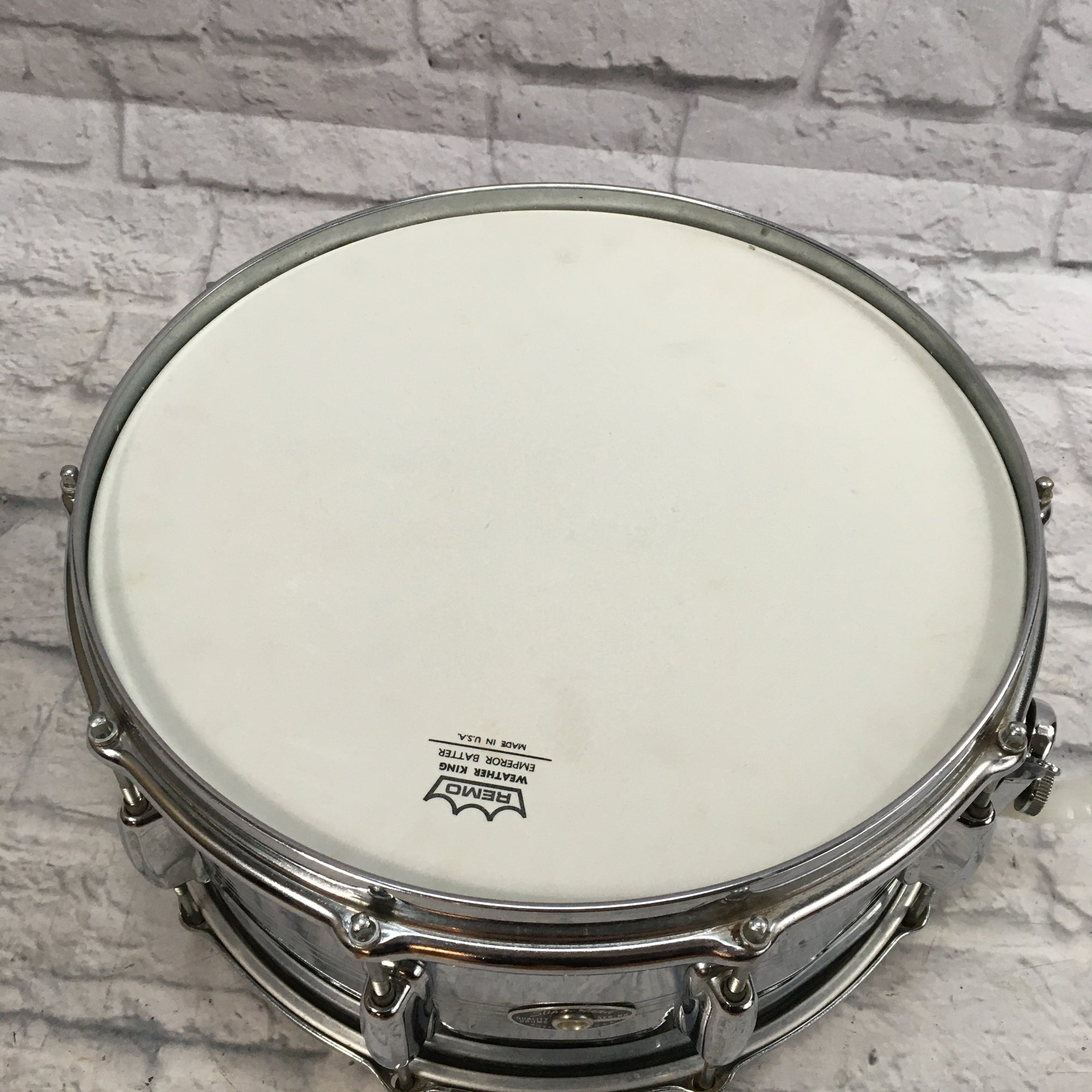 Vintage 1970s Slingerland Sound King COB 10-Lug Snare Drum