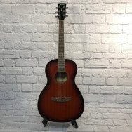 Ibanez PN12E Mahogany Parlor Acoustic-Electric Guitar Vintage Mahogany Sunburst