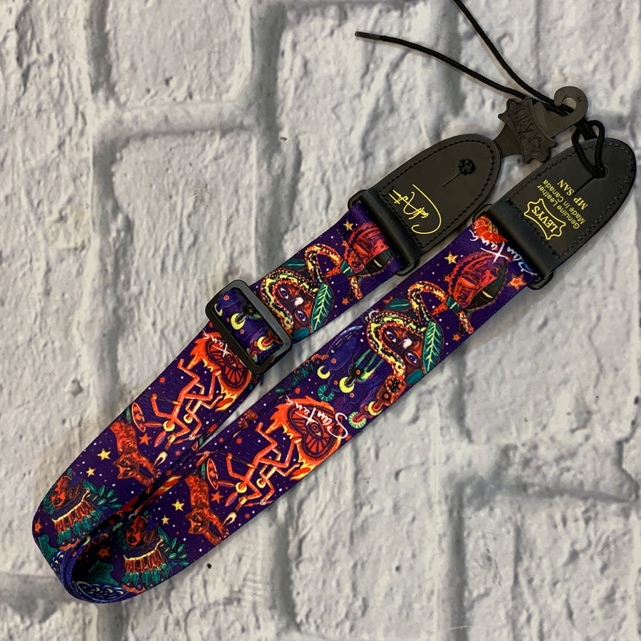 Levy's "River Of Colors" Santana Signature Guitar Strap