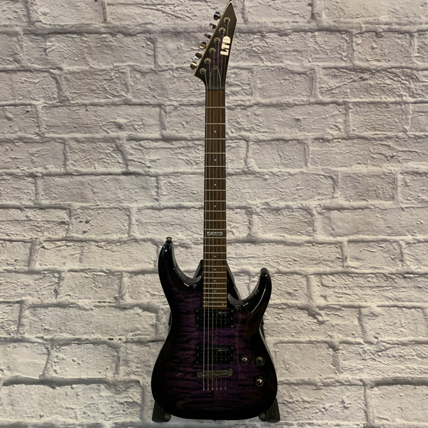 ESP LTD MH100QMNT Purple Flame Evolution Music