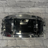 Ludwig 14 Galaxy Acrolite Snare Drum Black White Badge 14x5.5"