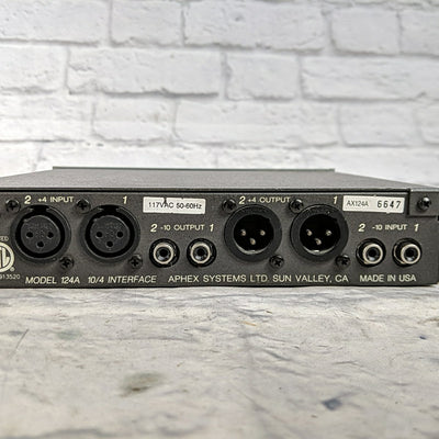 Aphex 10/4 Interface Model 124A -10/+4 Level Converter