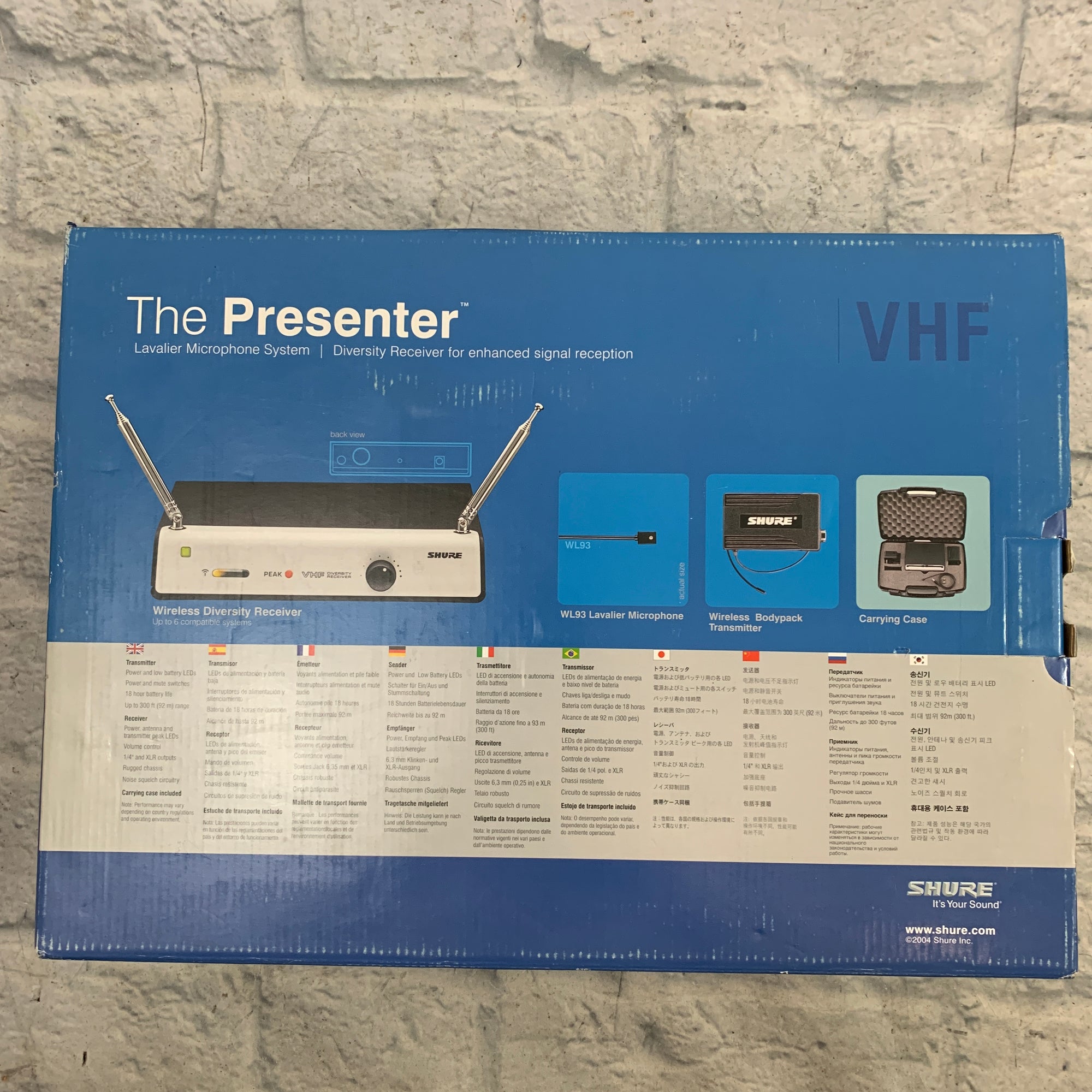Shure TPD-CE Presenter Diversity VHF Wireless Microphone System