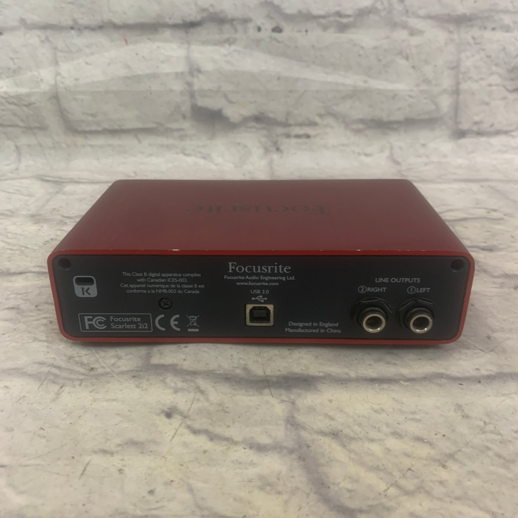 Focusrite Scarlett 2i2 2nd Gen Controller