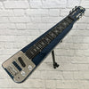 Rogue RLS-1 Lap Steel Guitar with Stand and Gig Bag  Metallic Blue