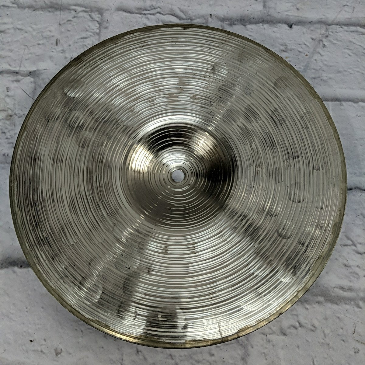 Meinl 12 Minnemann Alien Hi Hat Cymbal Pair AS IS CRACKED