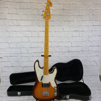 Ellis P- Style Bass w/ hard Case 4 String Bass Guitar