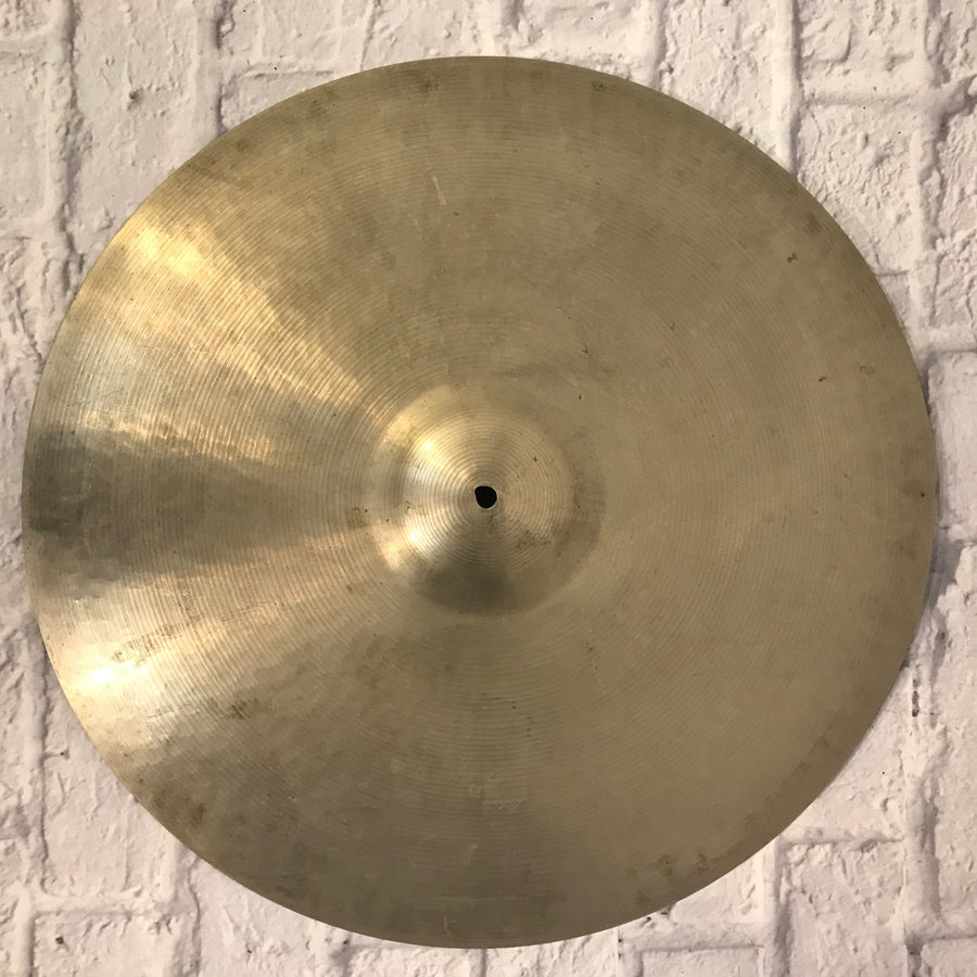 Vintage 1960s Ludwig Paiste 22in Crash Ride Cymbal