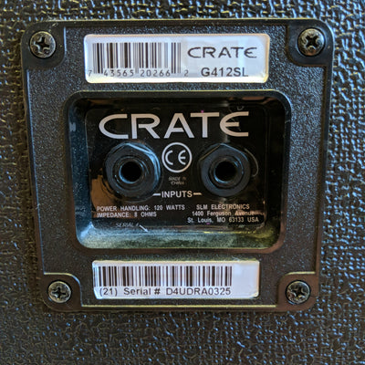 Crate G412SL Slant Guitar Cabinet