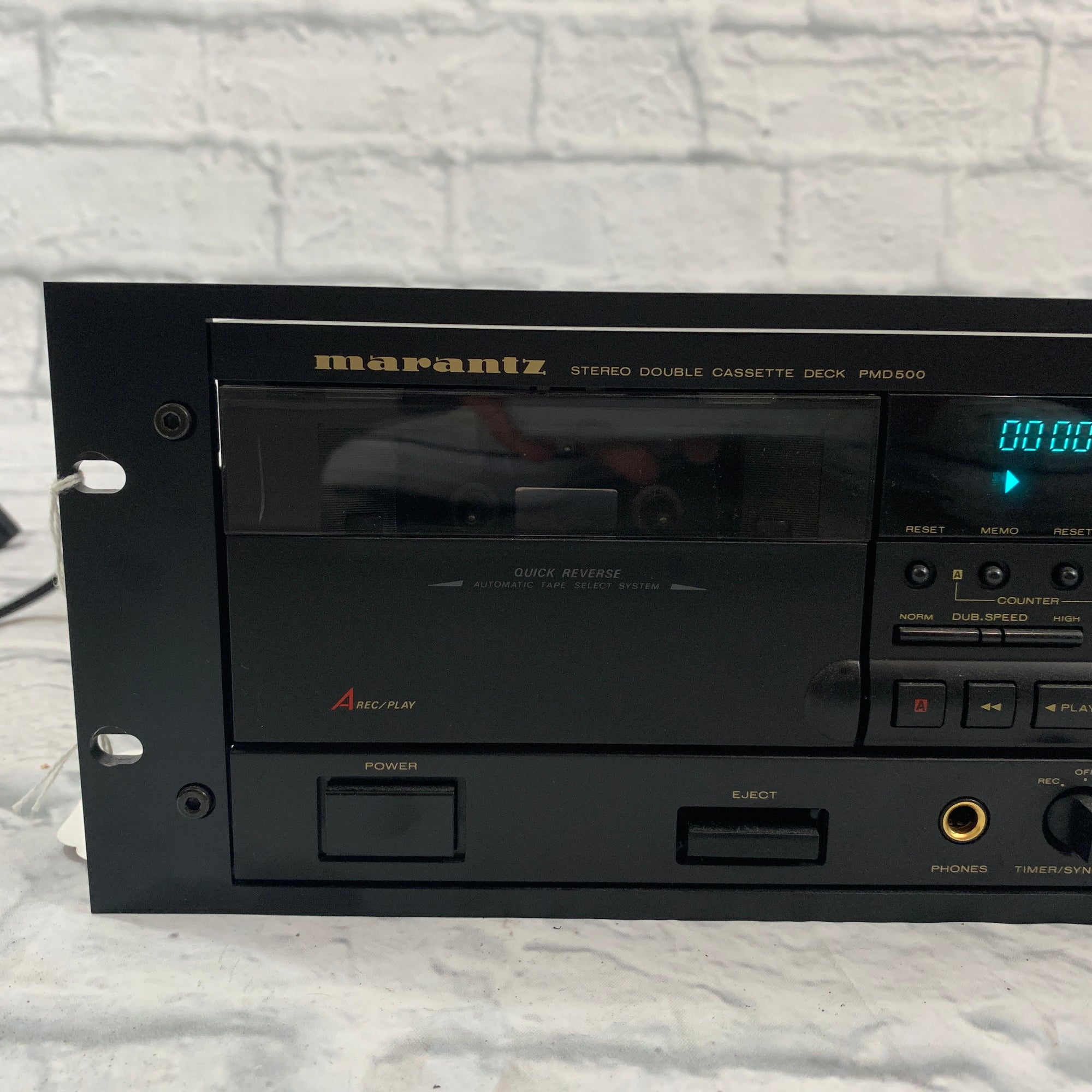 Marantz Professional PMD-500U Rackmount Cassette Recorder AS IS