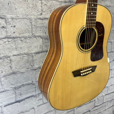 Washburn WSJ50 Elite Jumbo Acoustic Guitar with Hard Case