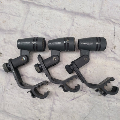3 Sennheiser e604 Cardioid Dynamic Drum MicrophoneS
