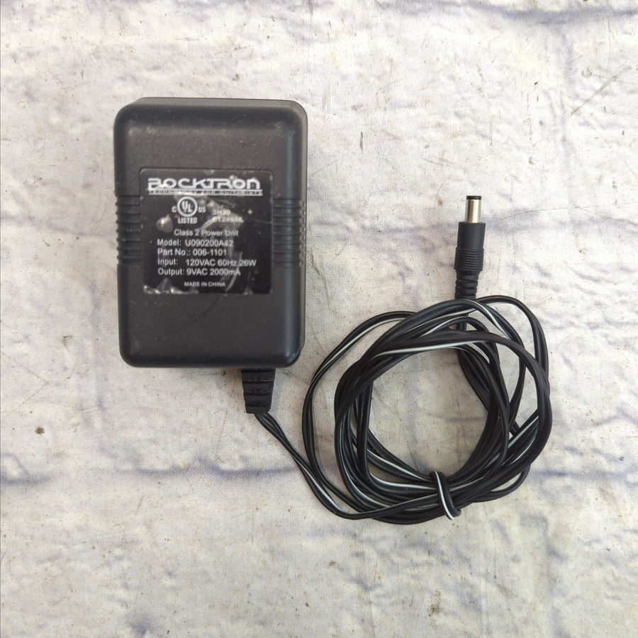 Rocktron U090200A42 9V AC Center Positive 2000mA Power Supply