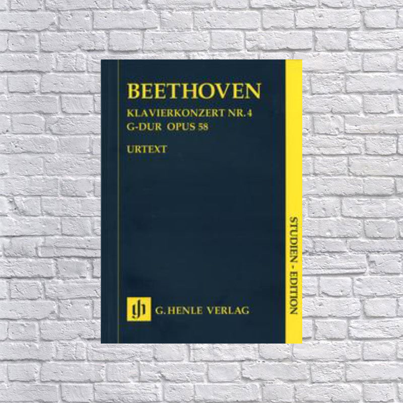 Beethoven URTEXT Concerto for Piano and Orchestra No. 4 G major Op. 58