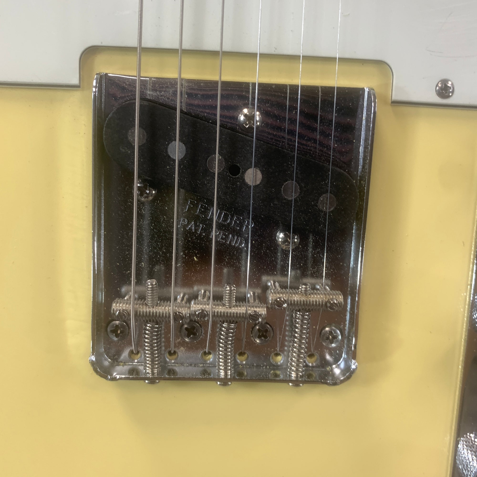 Unknown Partscaster Tele Cream Electric Guitar