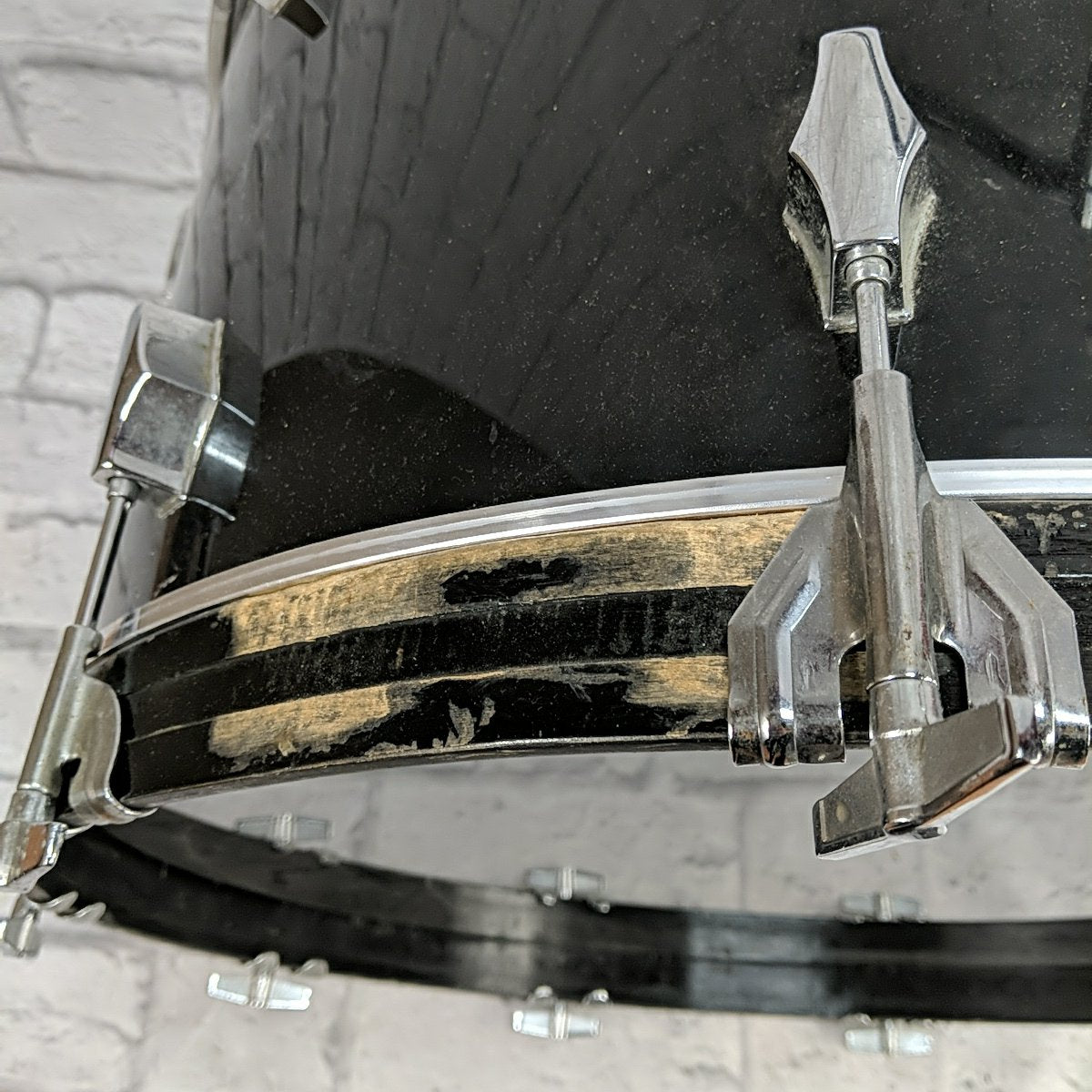 Fibes Vintage 1970s Crystalite 24 Bass Drum
