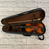 Heman 1/16 Stradivari Copy w/case Violin AS IS