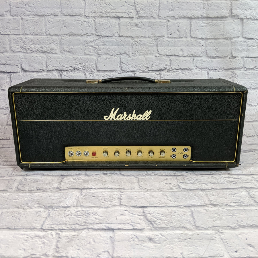 Marshall Super Lead 100 1972 Guitar Head with road case