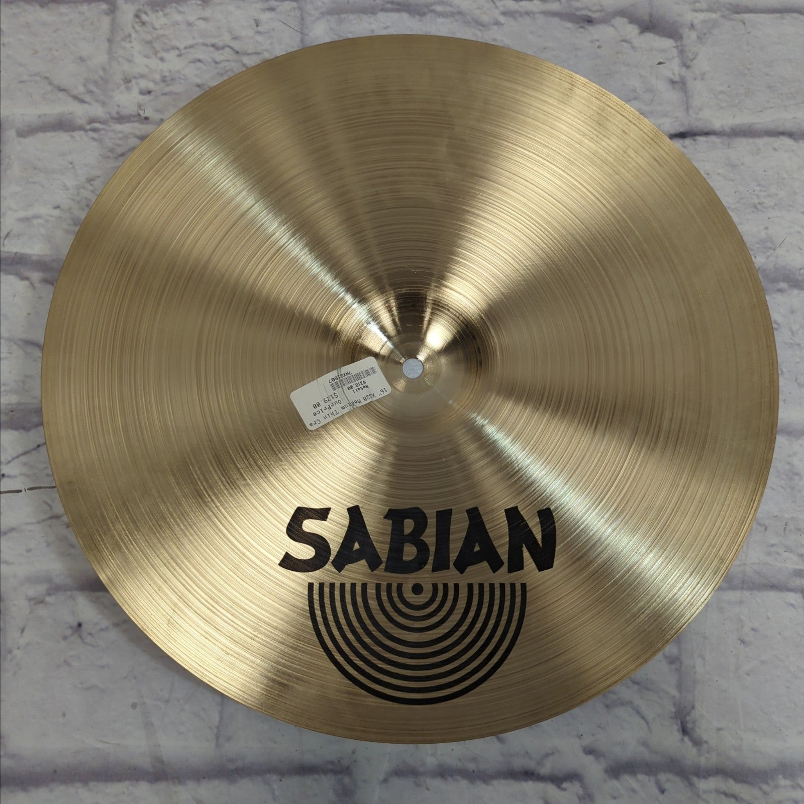 Sabian XS20 Medium Thin Crash 16 Cymbal
