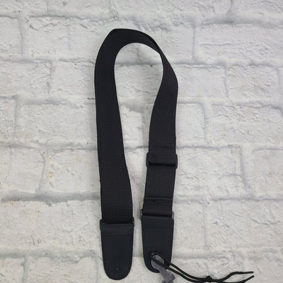 Perri's Leathers NWS20I-1807 Black Guitar Strap