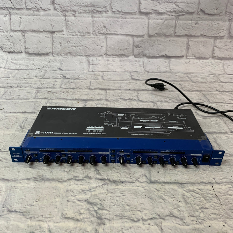 Samson S-Com Stereo Rack Compressor / Limiter