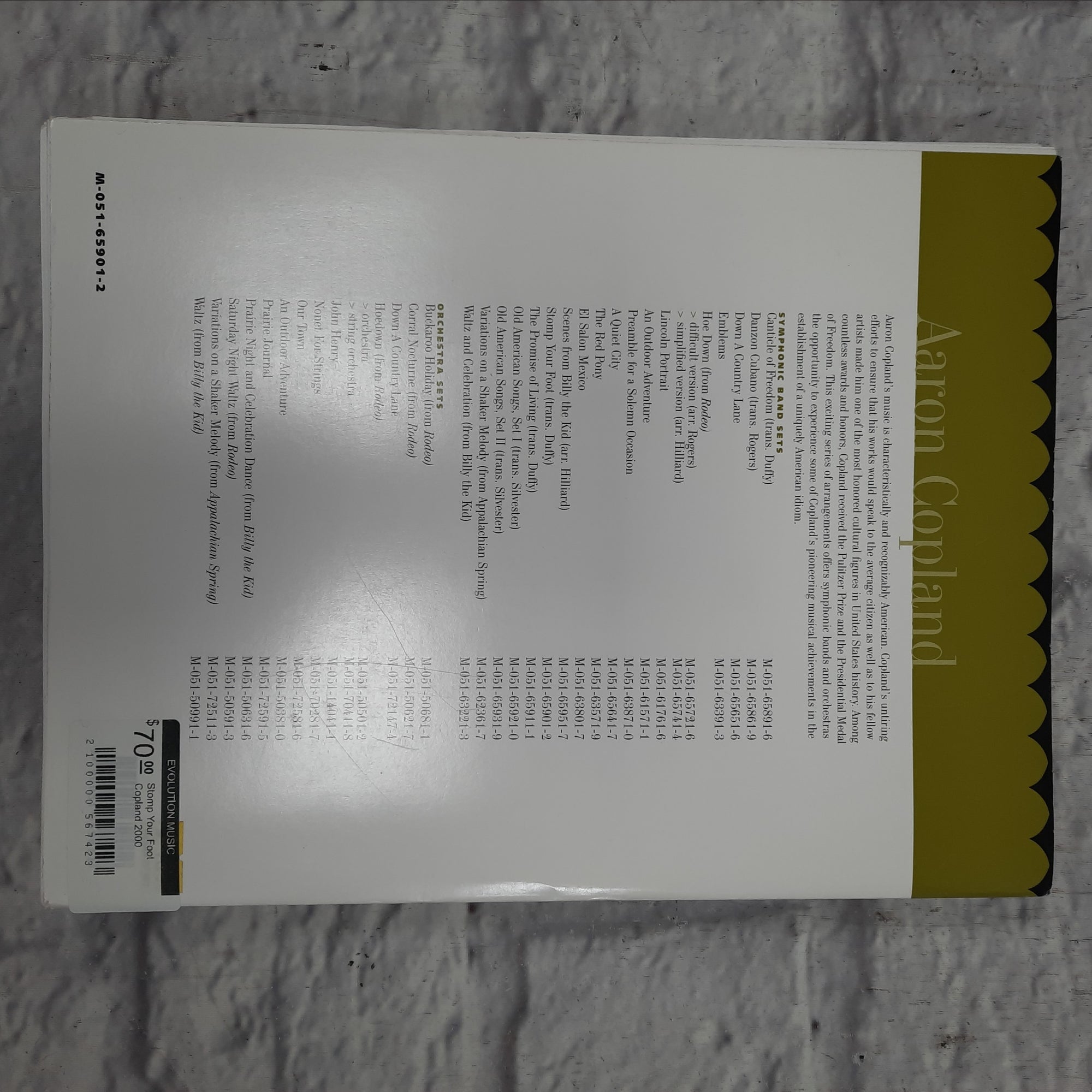 Stomp Your Foot Copland 2000