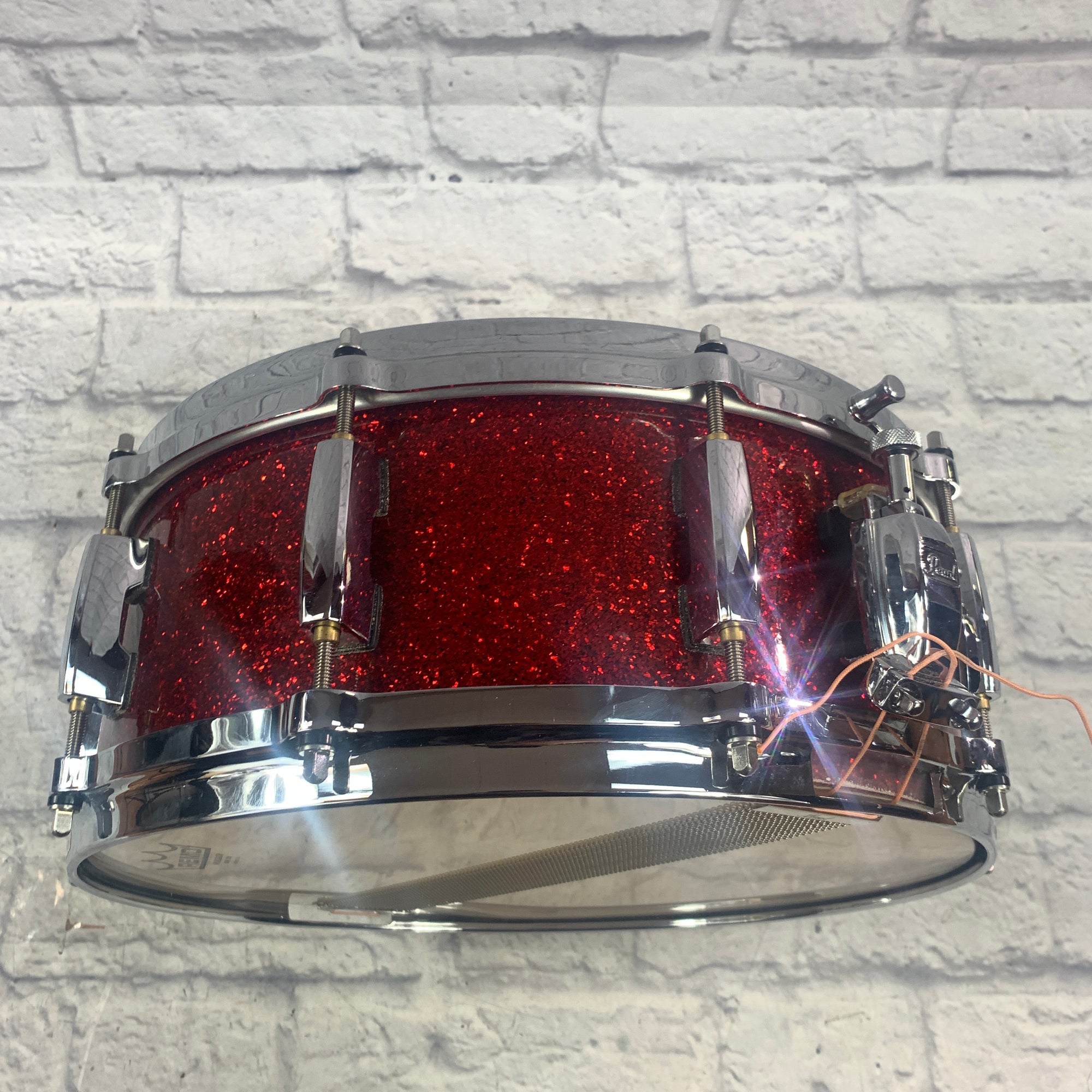 Pearl Masters Studio Birch Snare Red Sparkle 14
