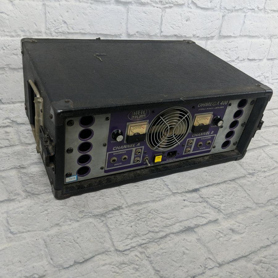 1970's Heil Sound Ohmega 400 Studio Power Amplifier