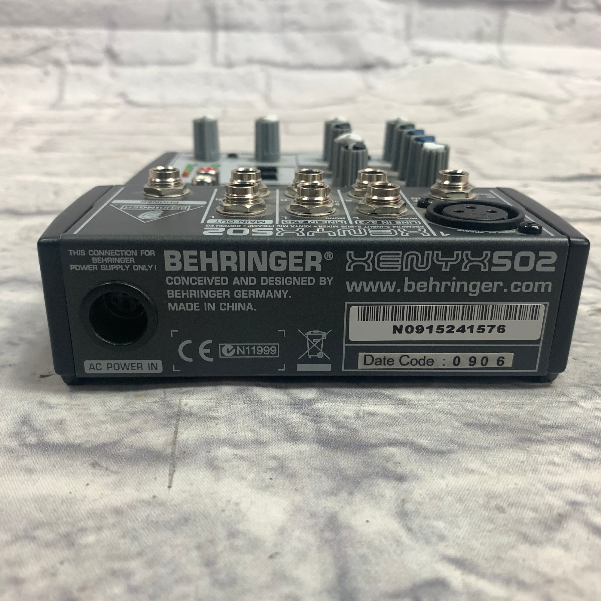 Behringer Xenyx 502 Passive 5 Input 2 Bus Mixer