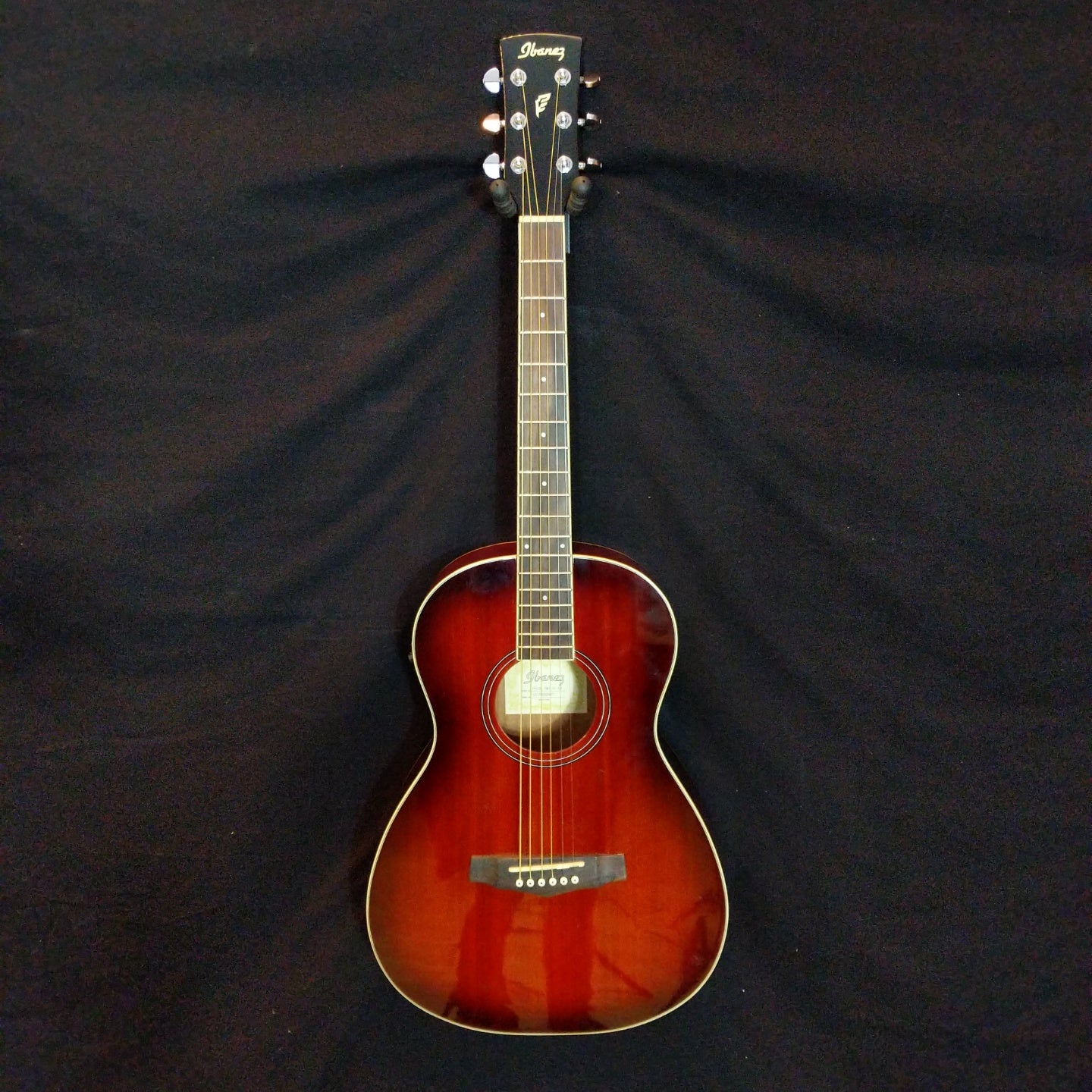 Ibanez PN12E VMS Vintage Mahogany Sunburst Acoustic-Electric Parlor Guitar