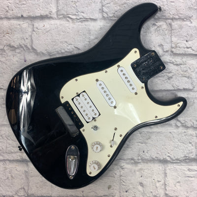 Starcaster Black Electric Guitar Body