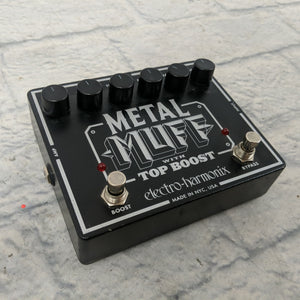 ehx eq pedal Electro Harmonix Metal Muff with Top Boost EQ Pedal