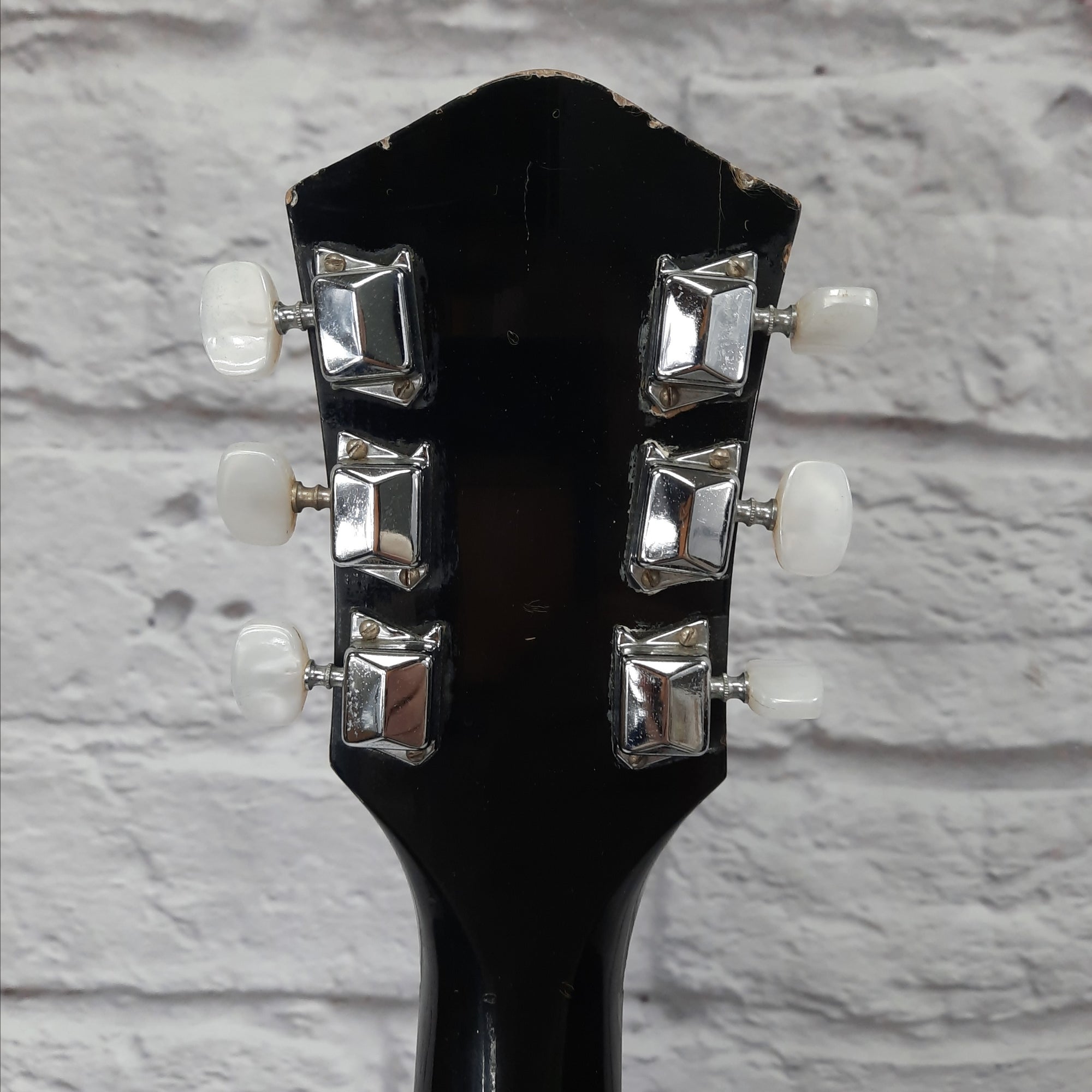 Vintage 1971 Harmony Sovereign H1204 Acoustic Guitar in Black Finish - Project
