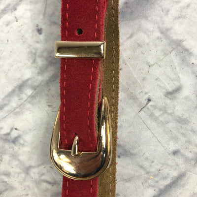 Levy's Red Suede Leather Strap