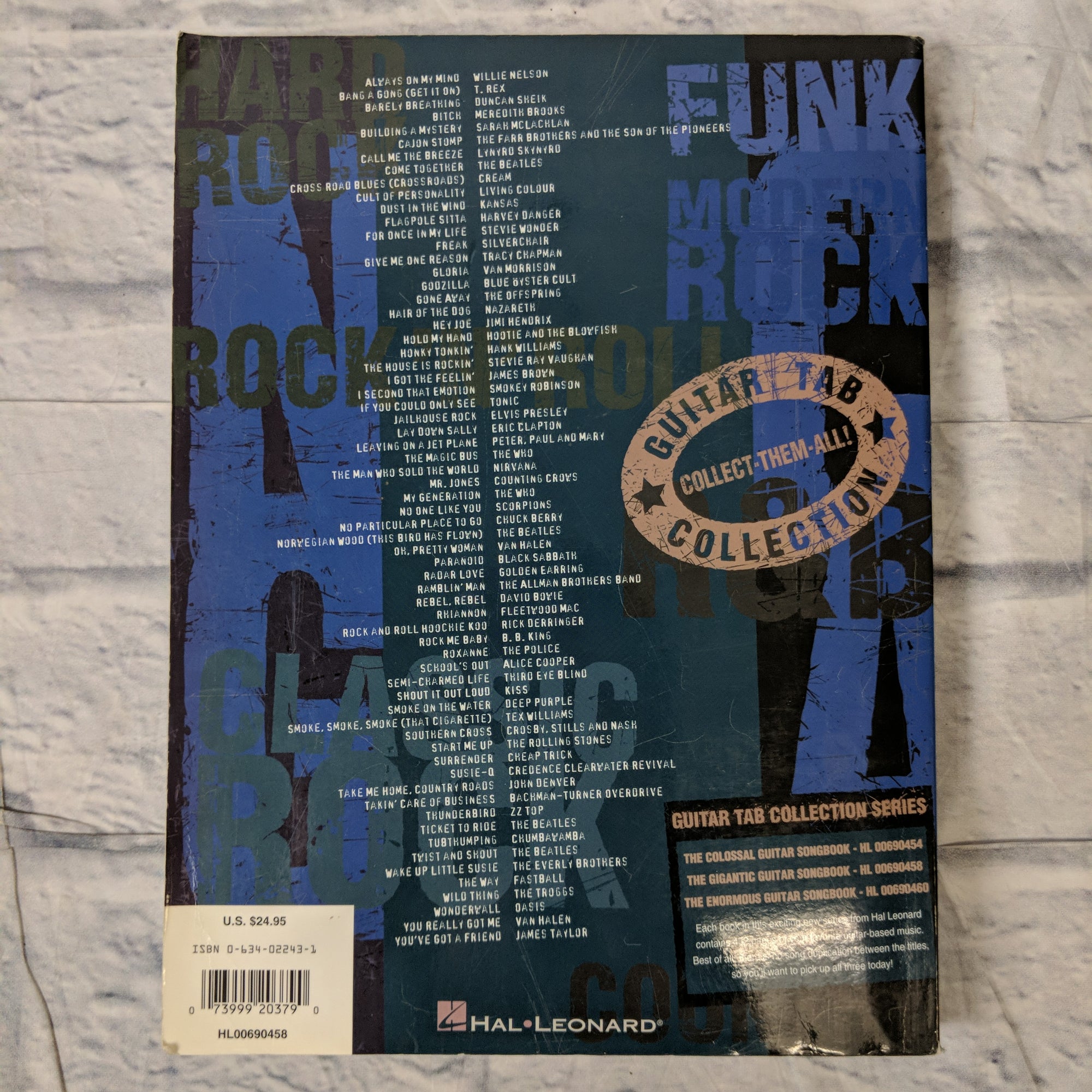 The Gigantic Guitar Songbook (guitar Tab Collection) Hal Leonard Pb Guc