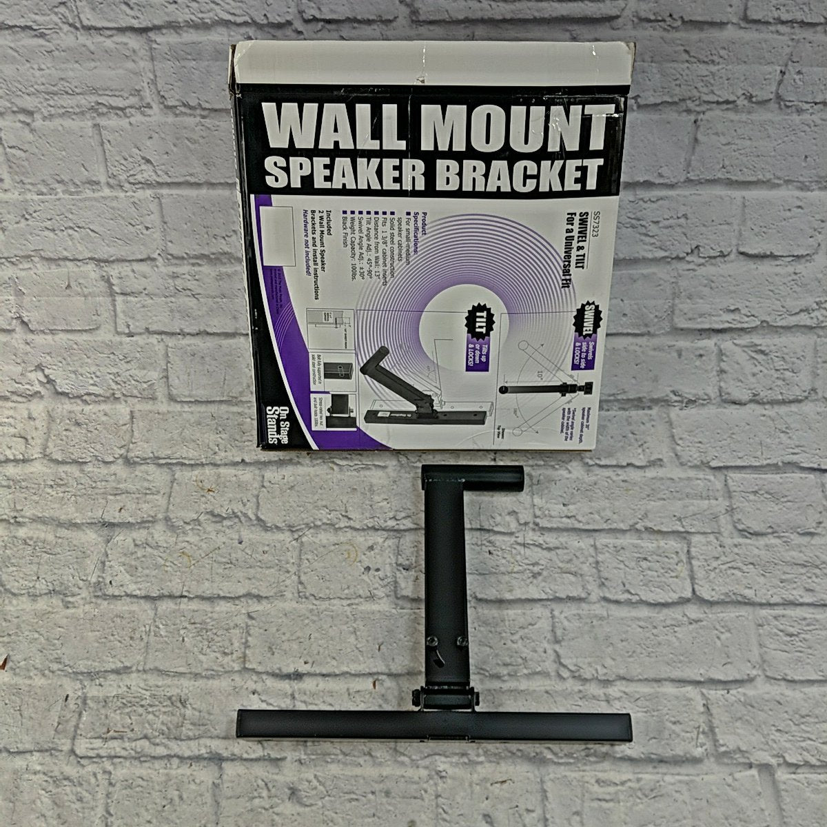 On-Stage Wall Mount Speaker Bracket