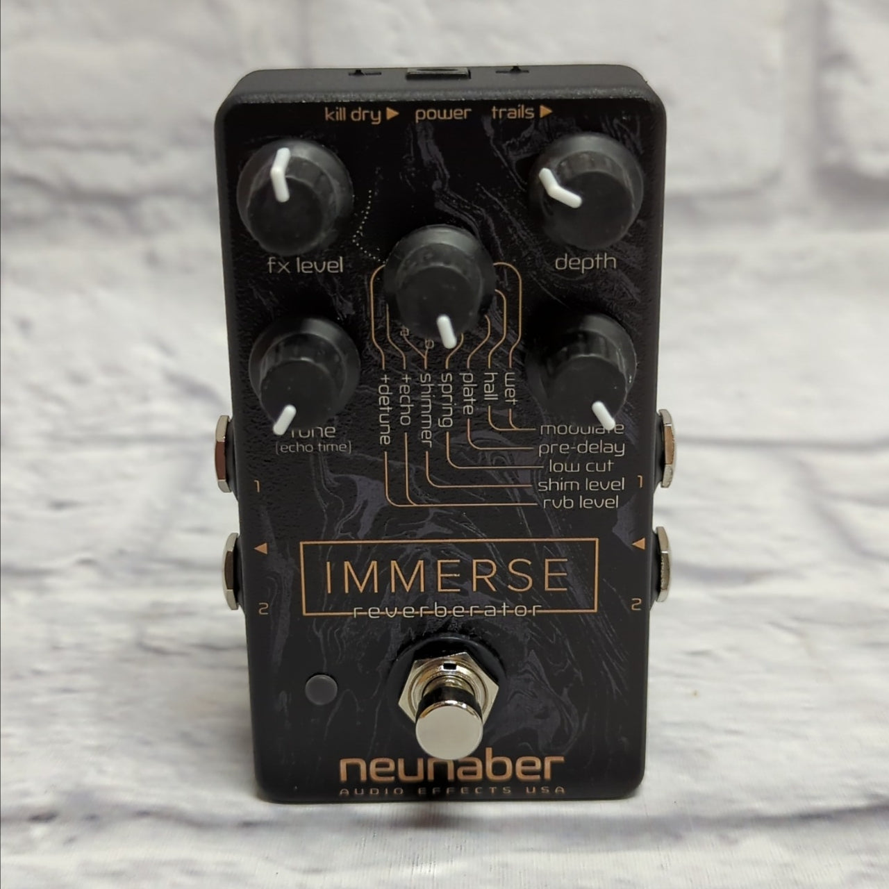 immerse pedal Neunaber Immerse Reverberator Reverb Pedal